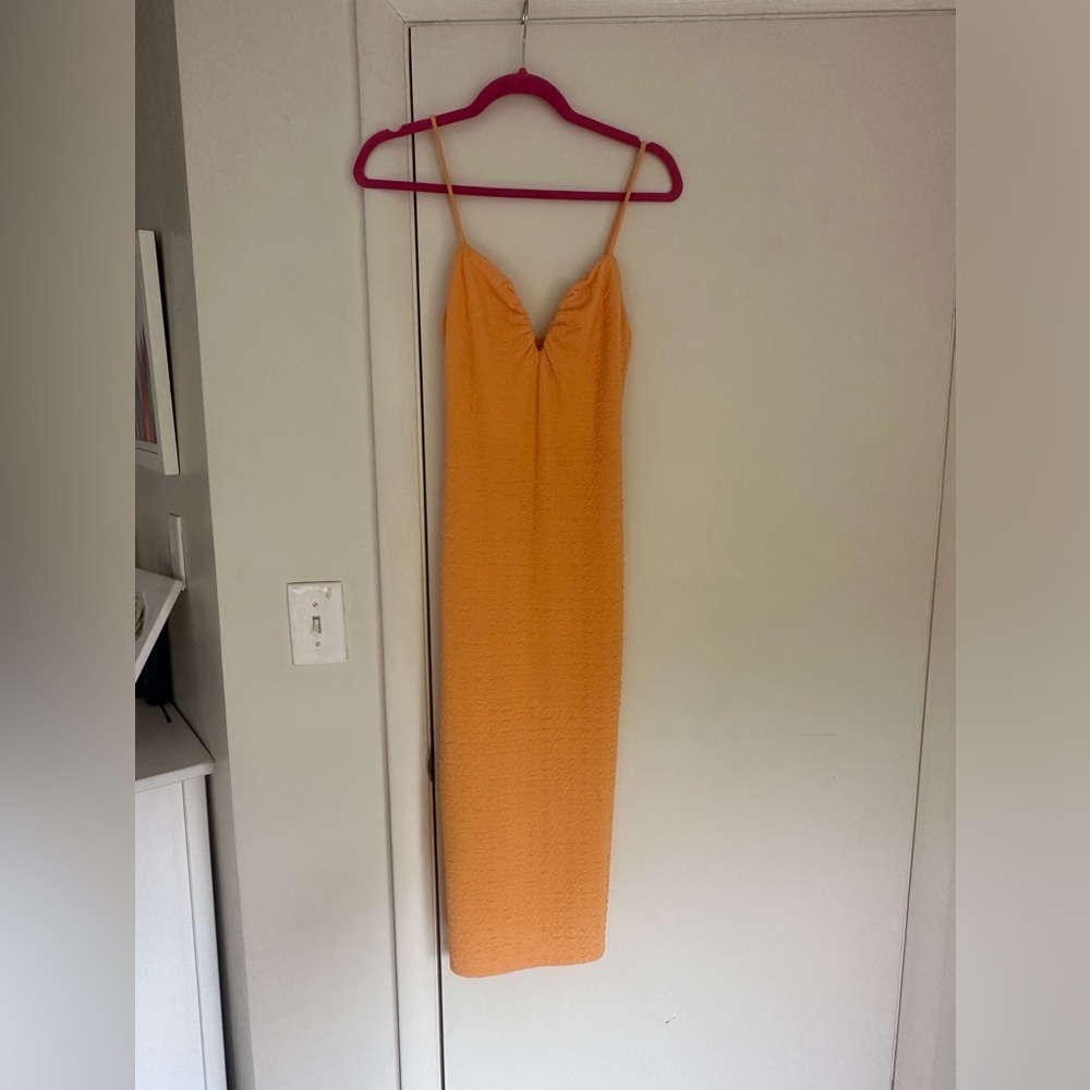 ASTR Ruched Midi Dress XS